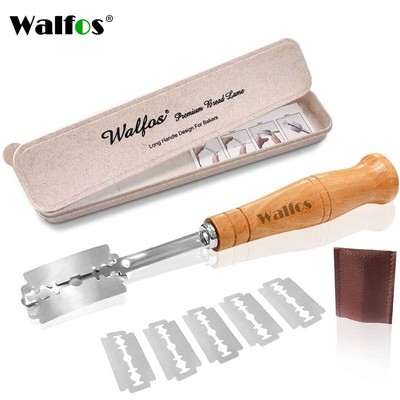 Dao cắt bột làm bánh mì Walfos thiết kế cong phong cách châu Âu