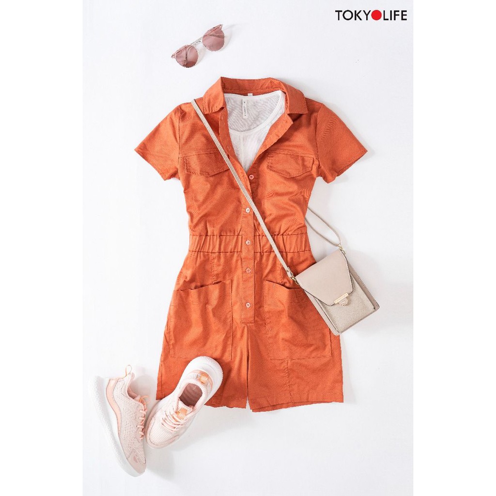 Jumpsuit Nữ cổ Đức TOKYOLIFE I9JUM502I