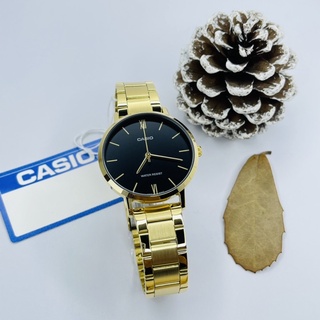 Đồng hồ đôi Casio Nam Nữ Mtp-vt01g-1budf chính hãng ( Fullbox thiếc)