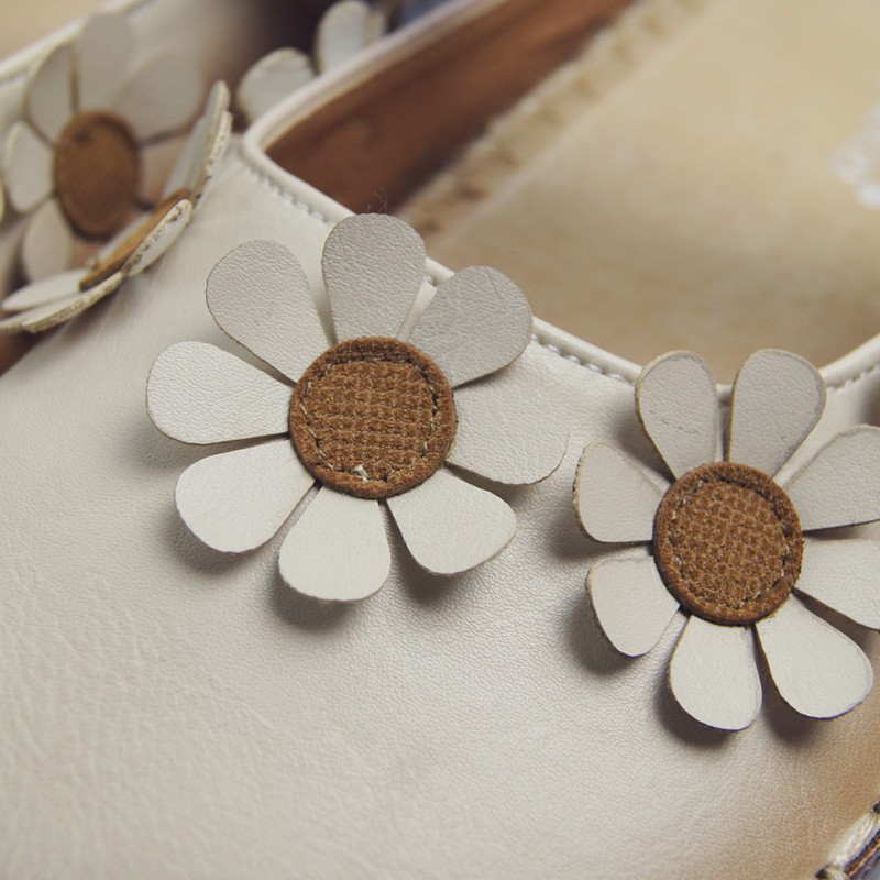 🌻 GIÀY CÚC HỌA MI VINTAGE DA THẬT | BigBuy360 - bigbuy360.vn