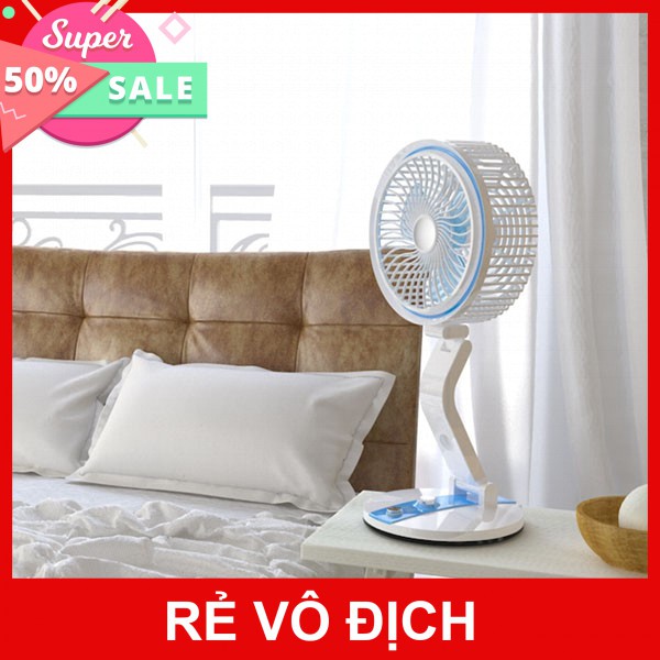 [Hot]-[ Siêu Khuyến Mại] - Quạt Sạc Tích Điện Gấp Gọn Folding Fan