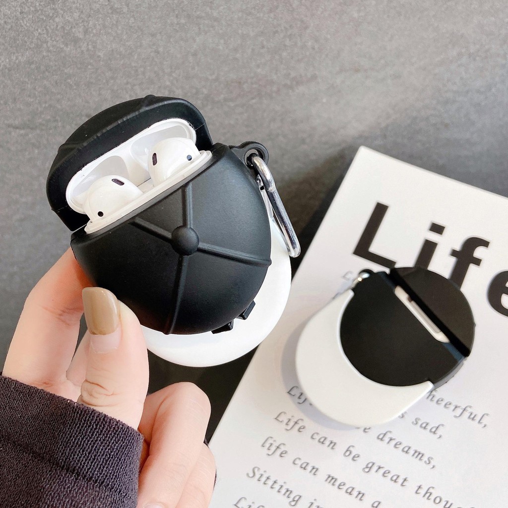 Bao Case Cho Airpods 1/ Airpods 2 Hình Nón Hoa Cúc Và NY