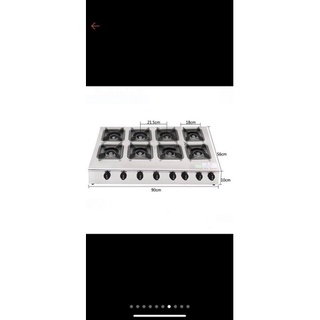 Bếp ga 8 họng, 8 hộc, 8 bếp