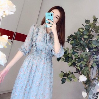 Đầm Maxi đi biển Hoa nhí
