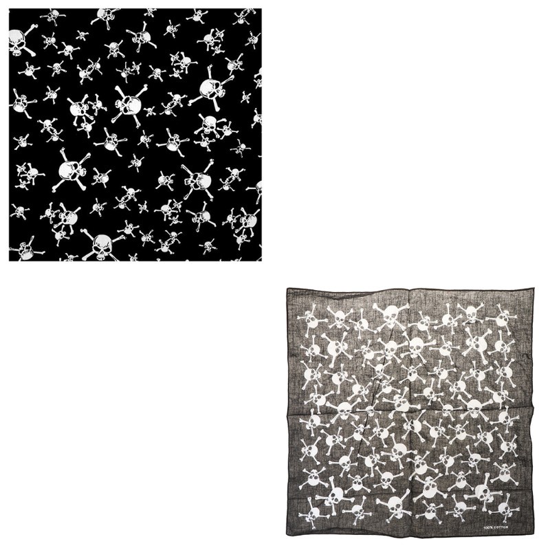 Khăn vuông 54x54cm in nhiều họa tiết cá tính