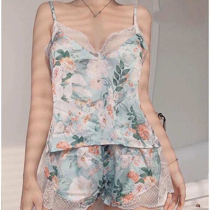 Đồ Ngủ 2 Dây Lụa Quảng Châu Loại I