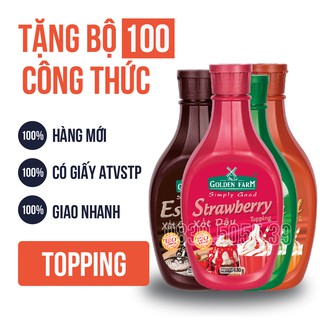 Xốt (Sốt) Topping Golden Farm Chai 630gr