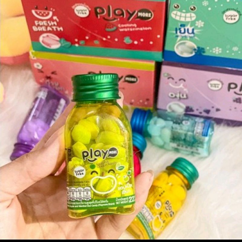 Combo 3 hũ kẹo play more cực thơm mát bao ghiền
