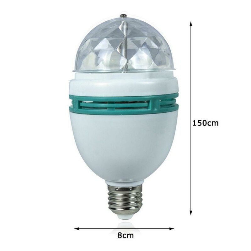 Bóng Đèn Led Pha Lê 3w Nhiều Màu Sắc Trang Trí Tiệc Tùng / Bar