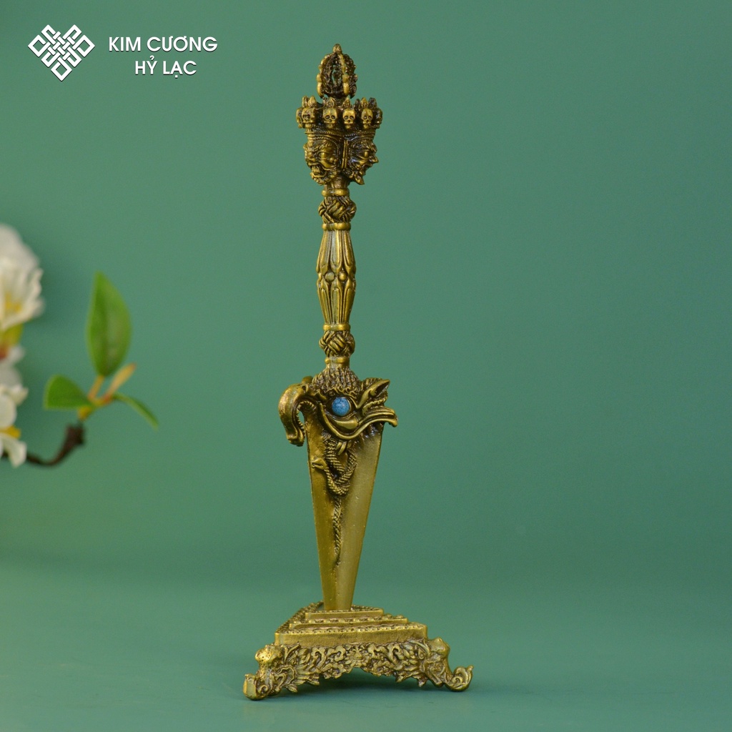 Pháp Khí Phubar Phổ Ba Mật Tông  Hợp Kim 22Cm