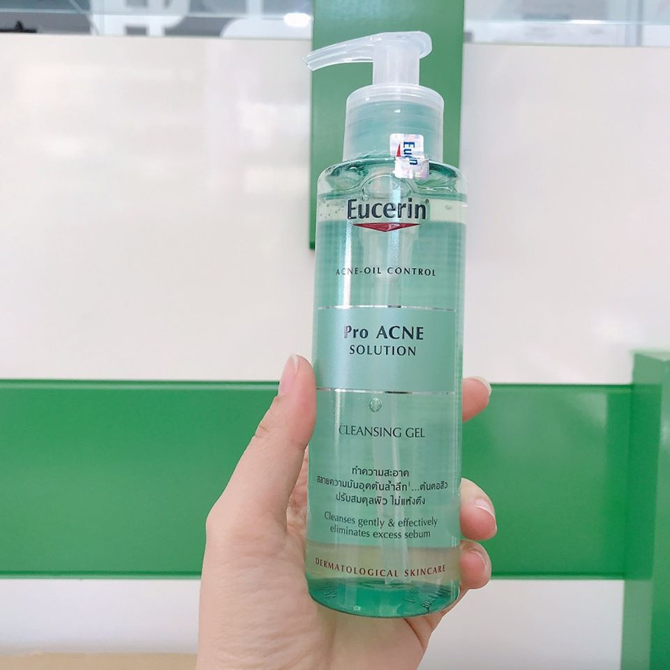 Sữa Rửa Mặt Cho Da Dầu Mụn Eucerin ProAcne Cleansing