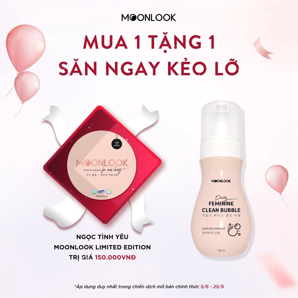 Dung Dịch Vệ Sinh Moonlook, Bọt Tuyết Quyến Rũ - 150ml