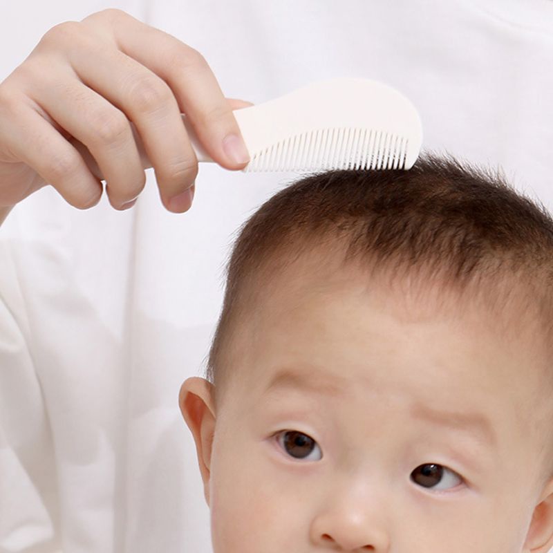 Set 2 Lược Chải Tóc Mềm Mại Bằng Nhựa Dành Cho Bé Sơ Sinh