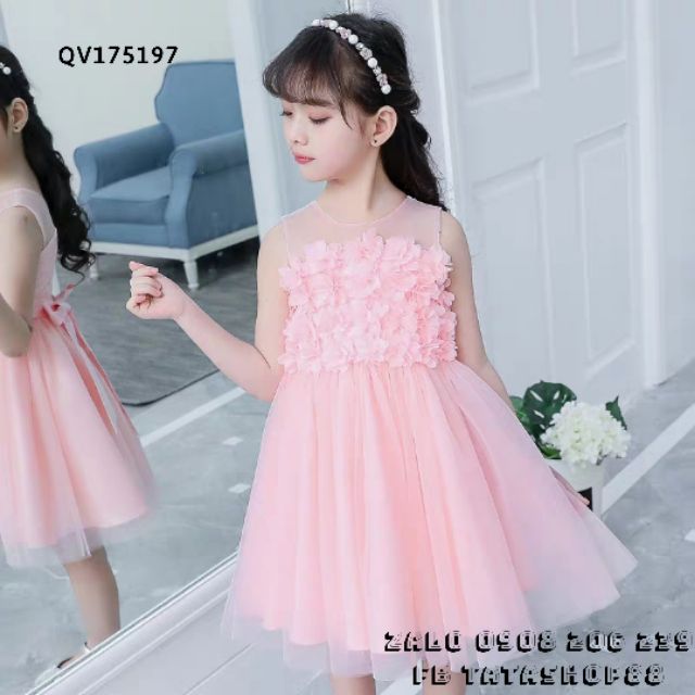 VÁY CÔNG CHÚA CAO CẤP CHO BÉ GÁI