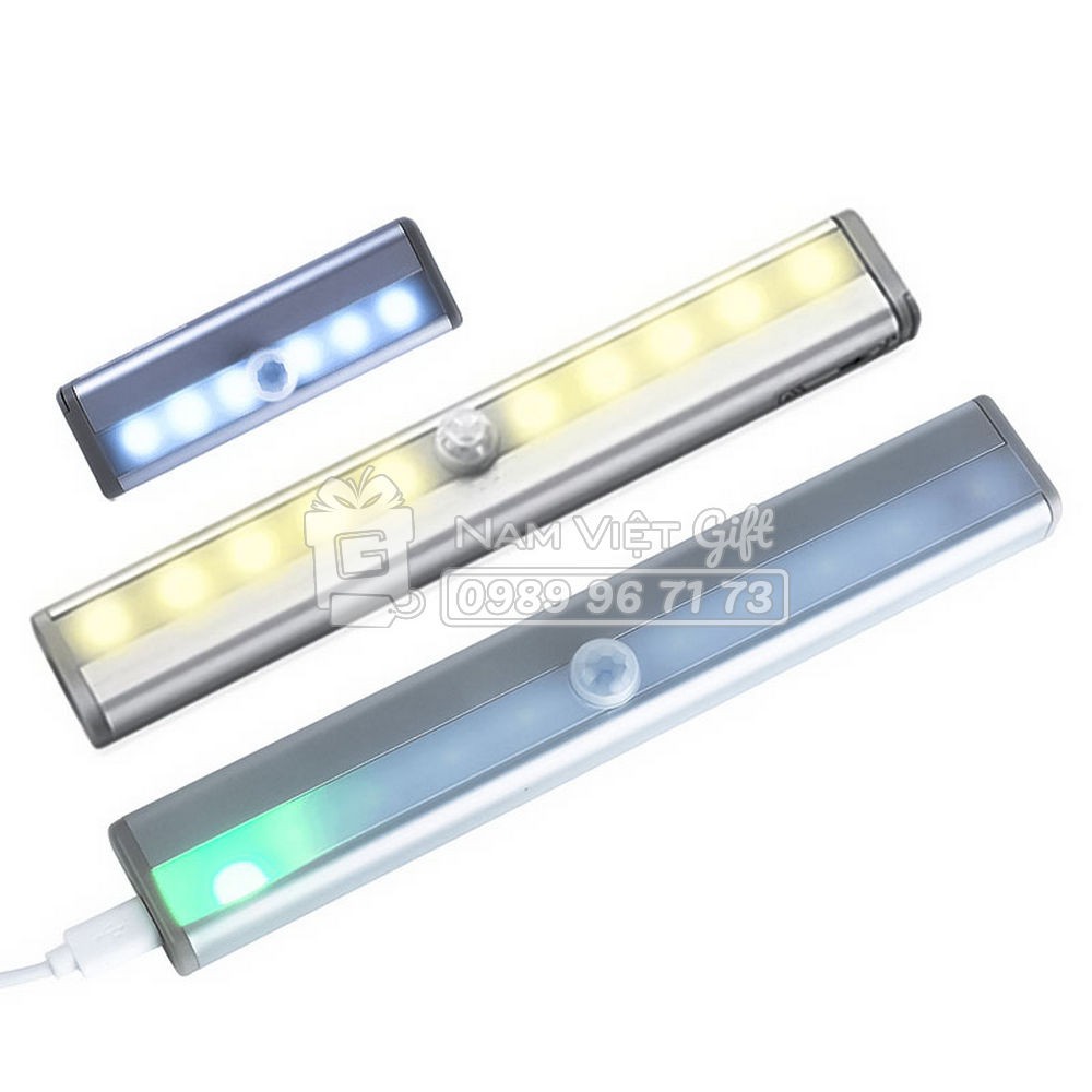 Đèn LED Cảm Ứng Chuyển Động, Cảm Biến Hồng Ngoại Dùng Pin Sạc - Nhiều Kích Cỡ