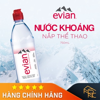  Nước khoáng Evian nắp thể thao 750ml 