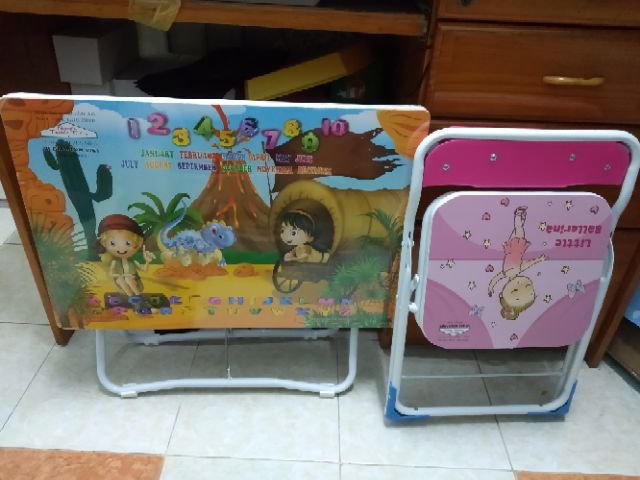 Bộ bàn ghế chân xếp cho bé 1-4 tuổi | BigBuy360 - bigbuy360.vn