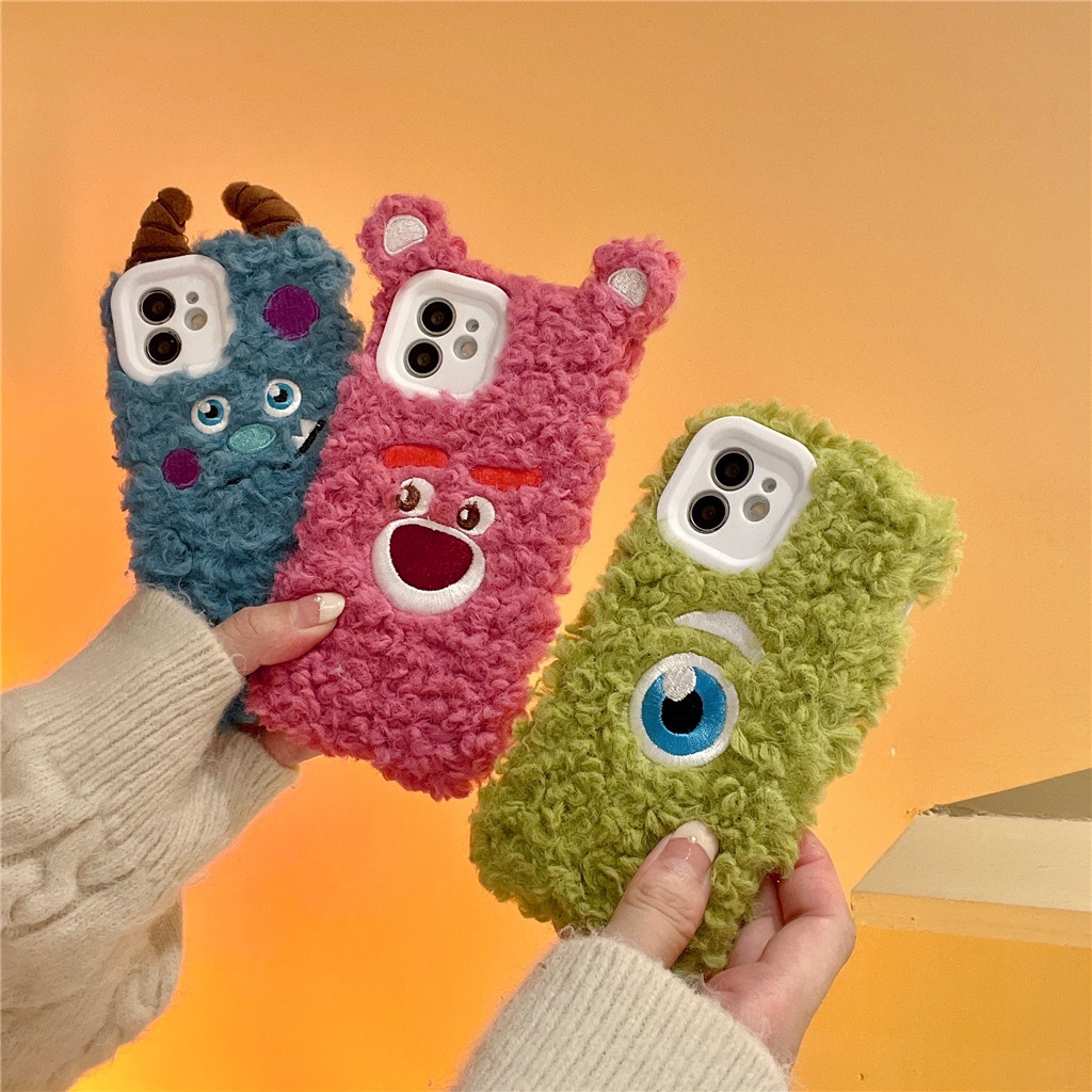 Ốp điện thoại TPU mềm phối lông cho IPHONE Case 13 Pro Max 13 Pro 13 12 Pro Max 12 Pro 12 11 Pro Max 11 XS Max XR X