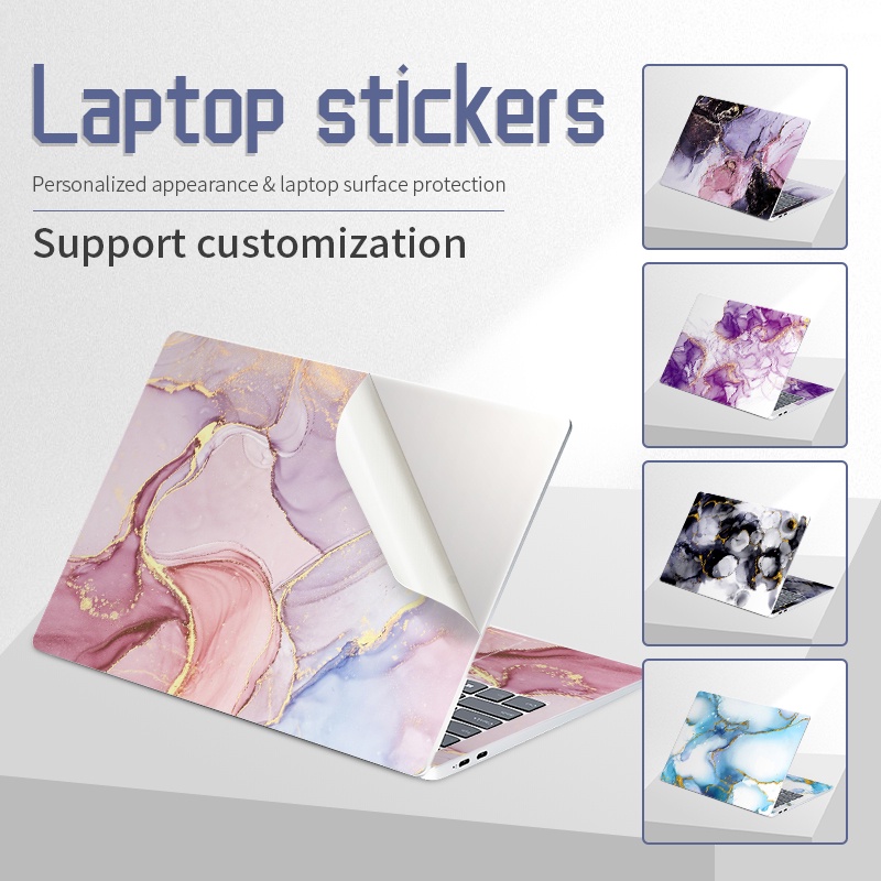 Ốp Bảo Vệ laptop 11/12/13/14/15/17 inch Bằng vinyl Họa Tiết Đá Hoa Cương