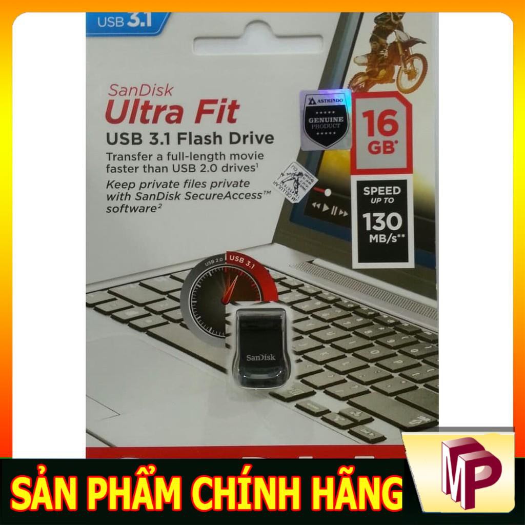 USB 3.0 SanDisk Ultra Fit CZ430 16GB - bảo hành 5 năm - Minh Phong Store | BigBuy360 - bigbuy360.vn