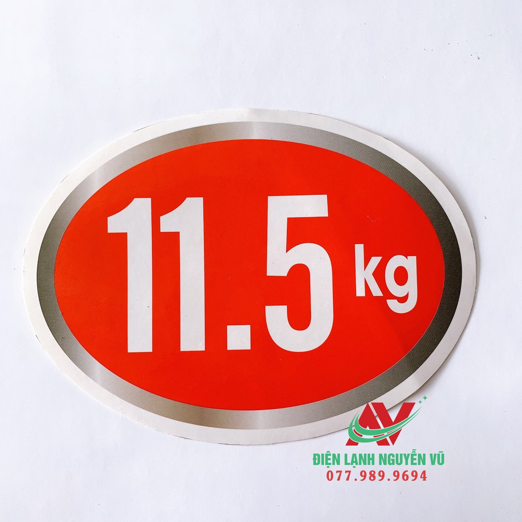 Tem máy giặt số Kg đủ các loại