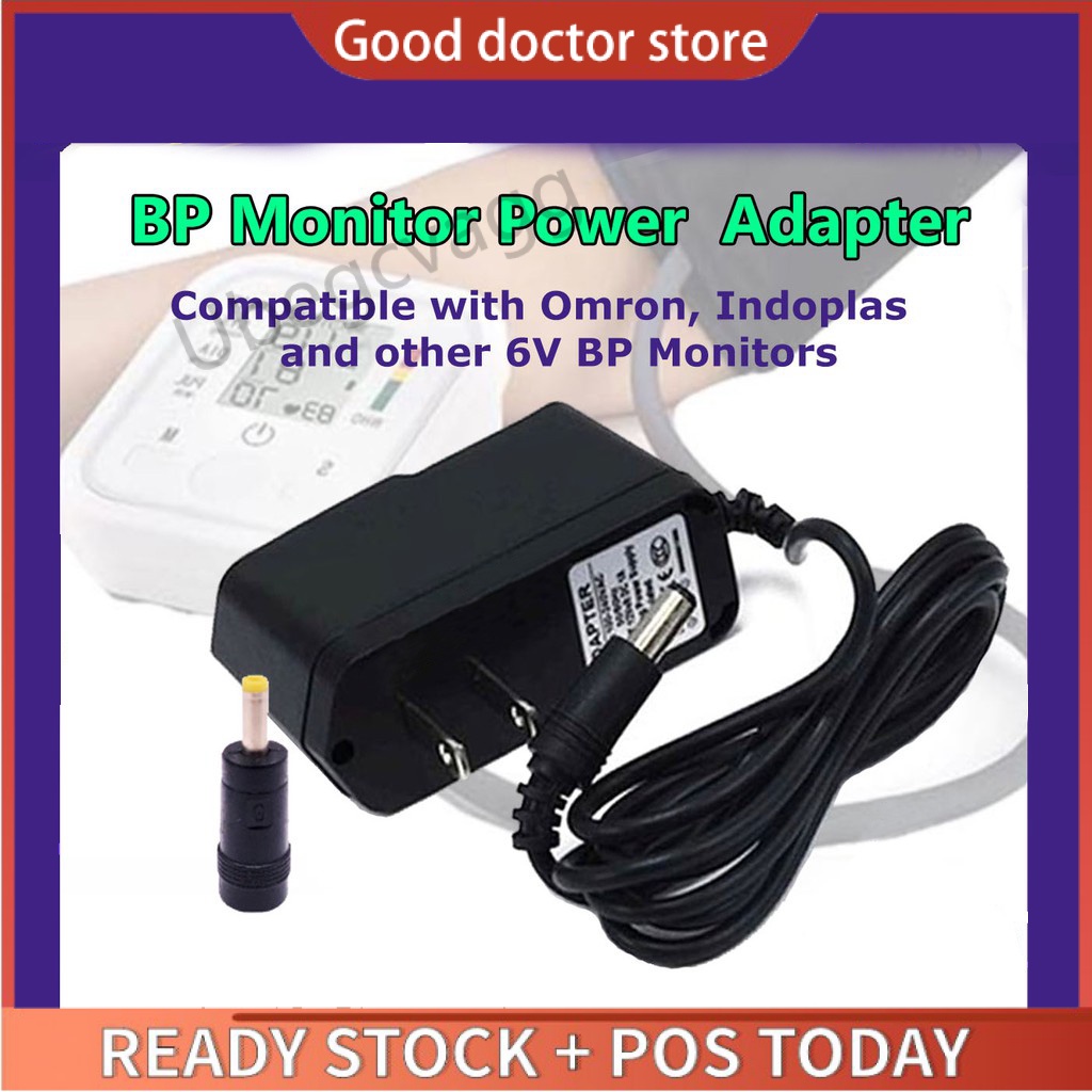 Dây Cáp Nguồn Máy Giám Sát Huyết Áp BP 6V Thay Thế Omron Indoplas