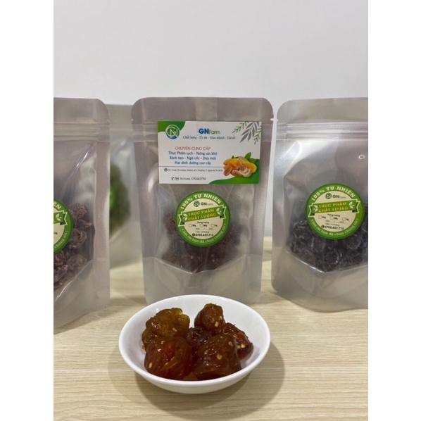 Ô Mai Mận Cơm Sấy Dẻo Mận Khía Muối Ớt Gừng Siêu Ghiền - Túi 250g