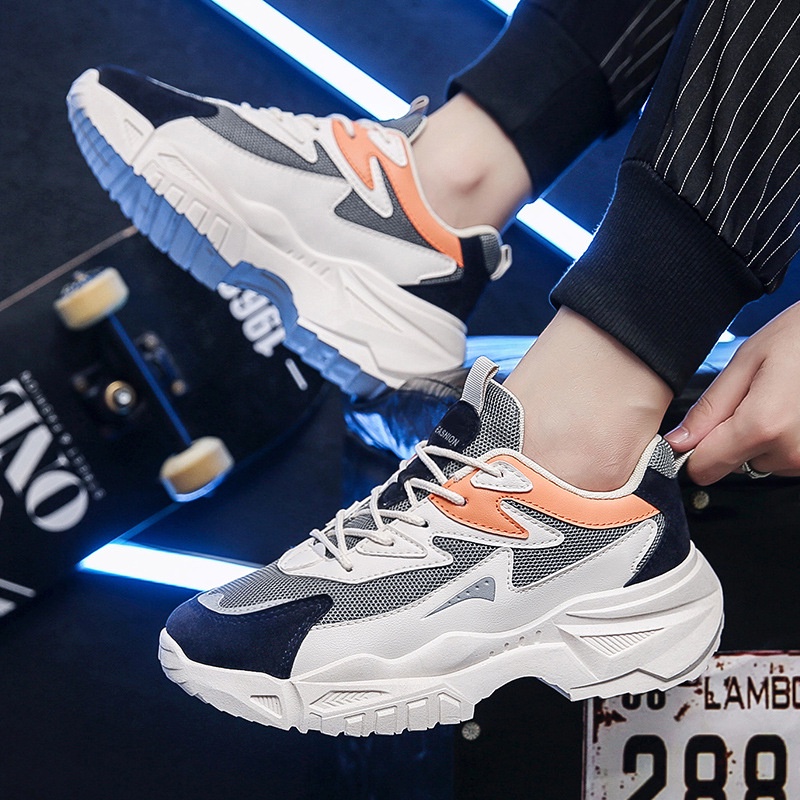 Giày nam BB08 giày thể thao nam màu sắc trẻ trung chất vải thoáng khí size