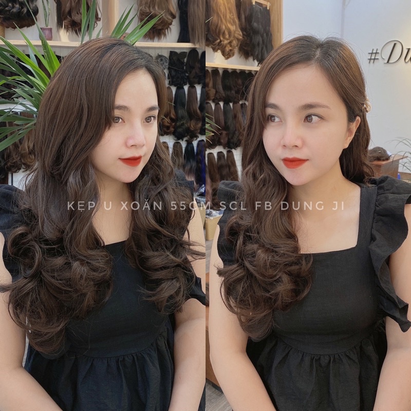 ku20 Tóc giả kẹp chữ U( ảnh thật 100%)