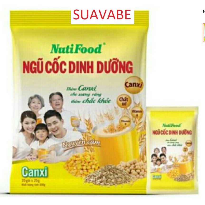 Ngũ Cốc Dinh Dưỡng Nutifood 20 Gói x 25g