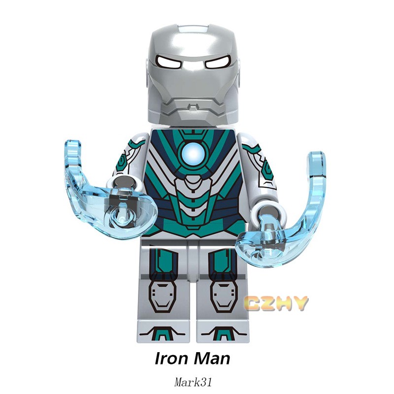 [Mã LIFETOYS1 giảm 30K đơn 99K] Bộ Đồ Chơi Lego Xếp Hình Iron Man X0253 MK24 MK25 MK29 MK30 MK31 MK32 MK34 MK35