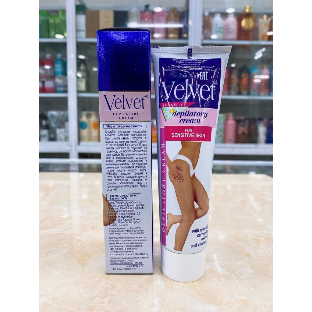 KEM TẨY LÔNG VELVET NGA 100ML