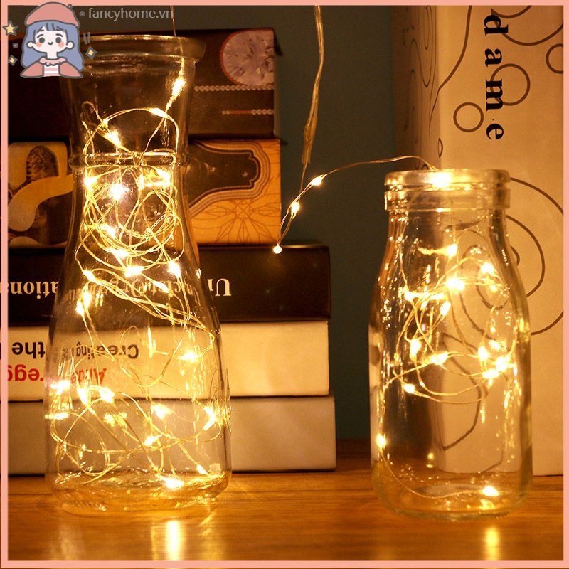 Dây đèn LED 50cm 2 loại màu tùy chọn trang trí phòng