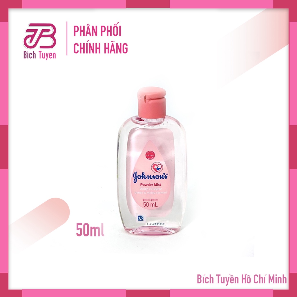 Nước hoa johnson s baby powder mist hương phấn hoa - nước hoa em bé - ảnh sản phẩm 2