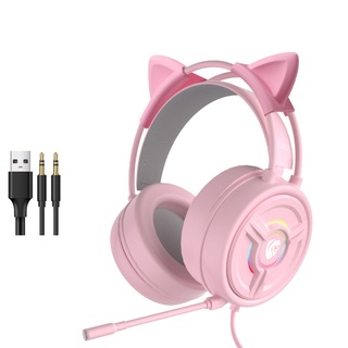 Tai Nghe Chụp Tai Gaming PC Có Mic Có dây Máy Tính Chơi Game thủ Chuyên Dụng Có Đèn Led Nhiều Màu