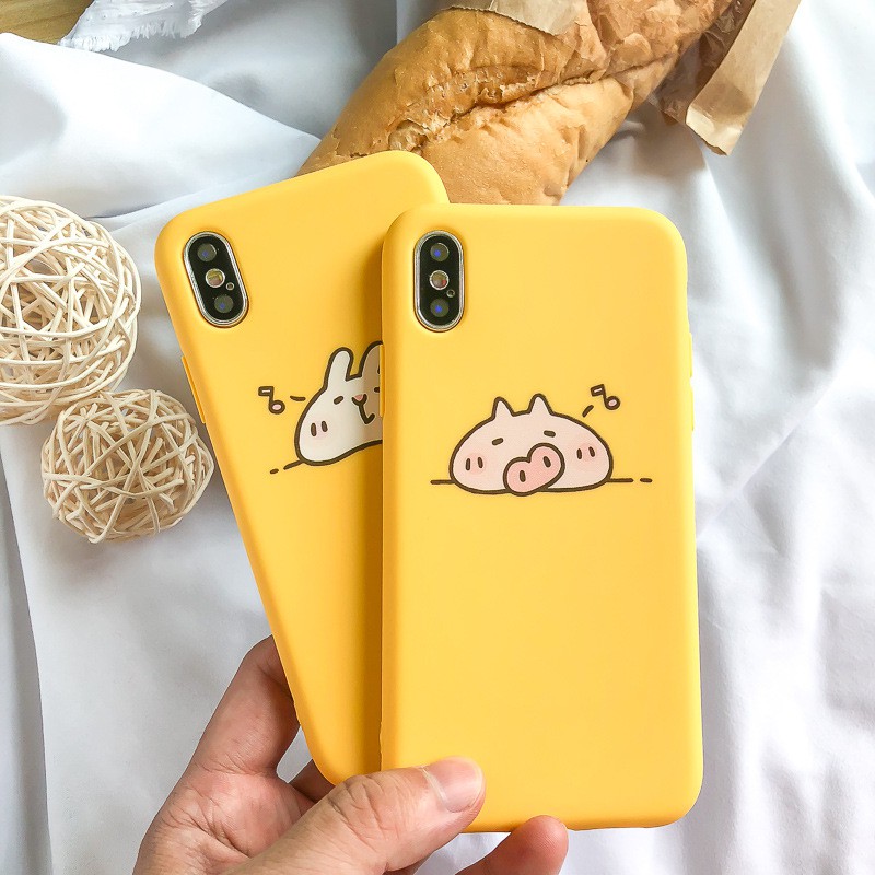 [ IPHONE ] Ốp Lưng Silicon Heo Thỏ Kute - B079 | BigBuy360 - bigbuy360.vn