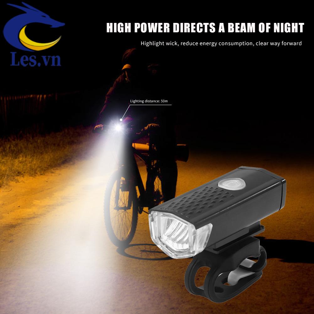 Bộ Đèn Pha LED An Toàn Cho Xe Đạp