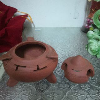 Lư xông trầm đất nung 10cm