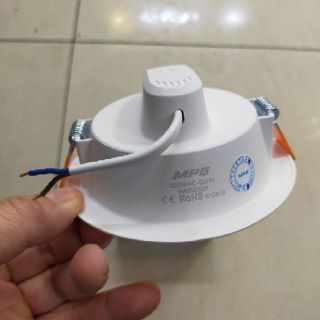 Âm trần MPE d90-9w,đèn led âm trần MPE chính hãng 9w
