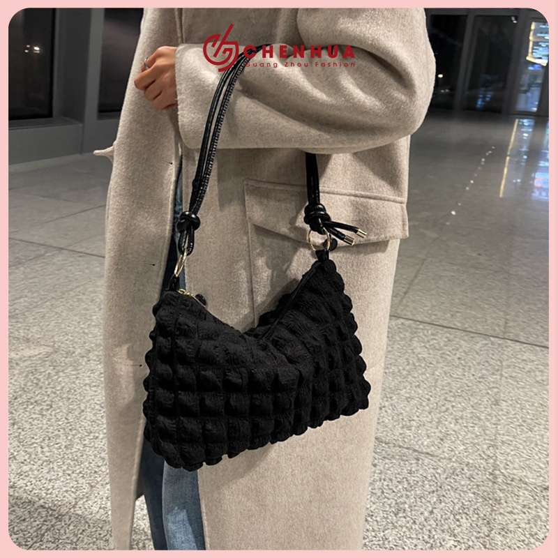 Túi vải đeo vai nữ ChenHua túi xách vải đeo vai mini dây da PU dùng đi chơi đi làm đẹp TX151