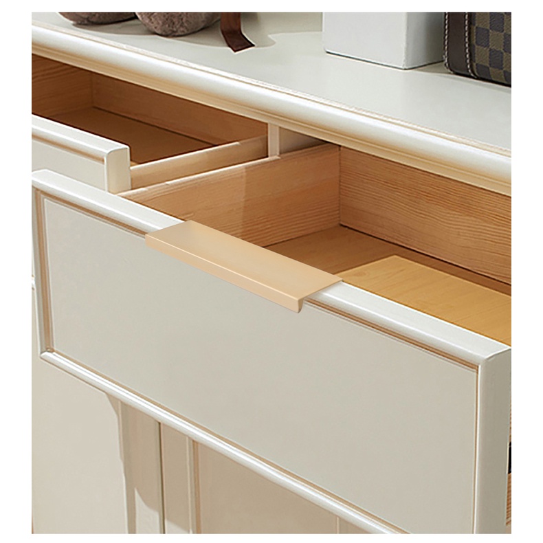 Tay Nắm Cửa Tủ Bếp Chất Liệu Nhôm Cao Cấp, Tay Cầm Cửa Gỗ Tủ Quần Áo Ngăn Kéo 012 BLUKA