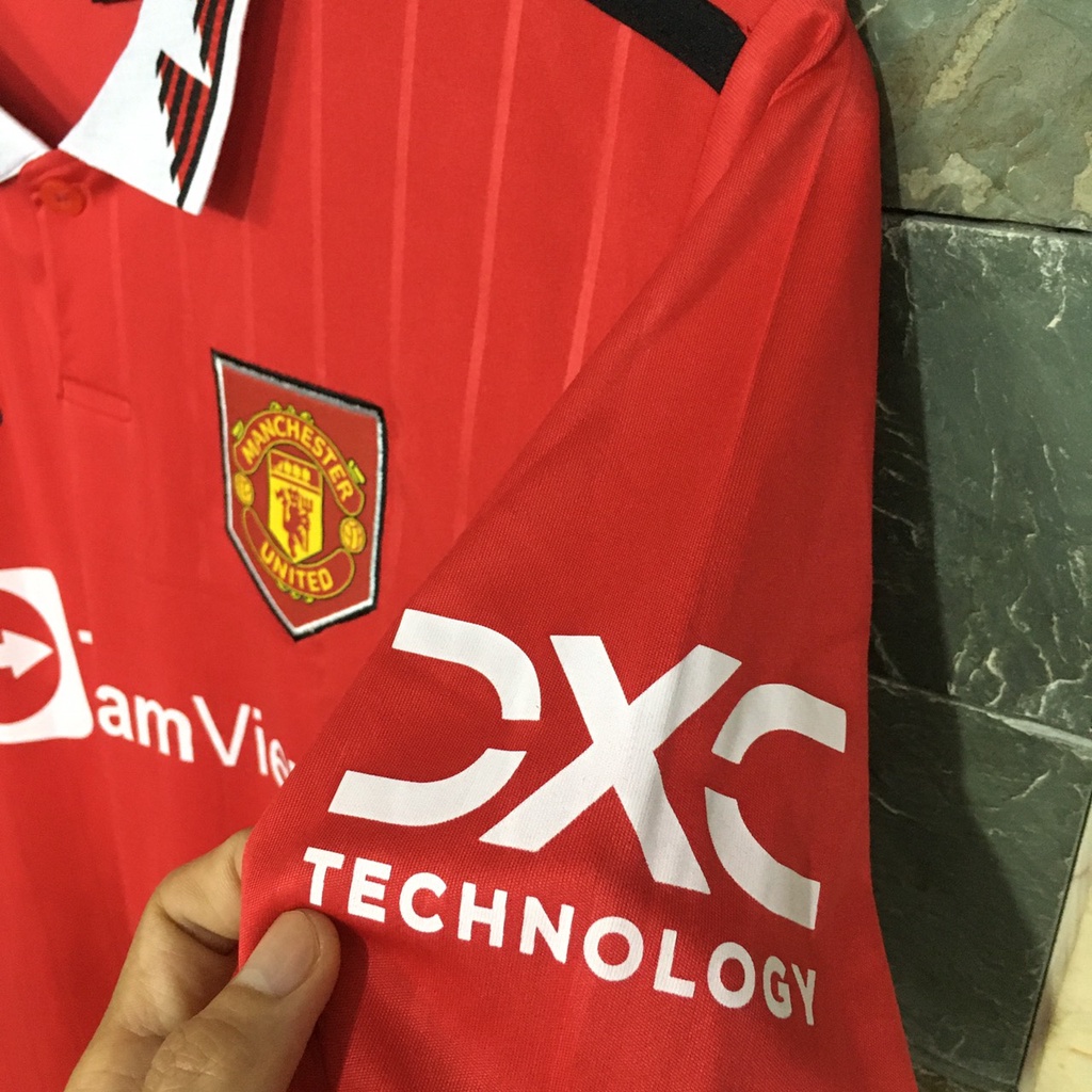 (NEW2023) Bộ quần áo đá banh MU đỏ sân nhà 2023FLG tay dài UPDATE MỚI NHẤT