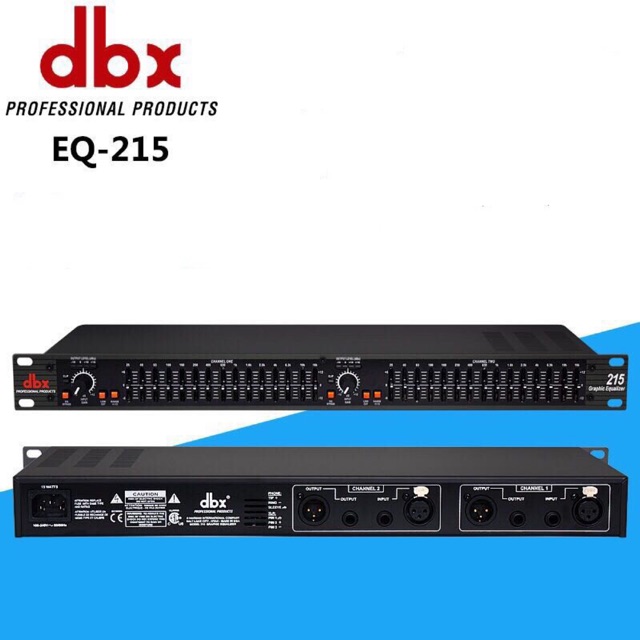 Lọc xì Equalizer dbx EQ-215