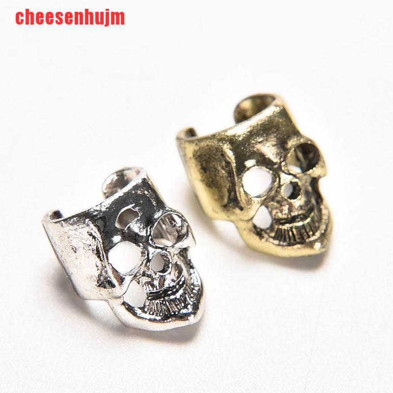 [cheesenhujm]1/2/4 pcs Fashion Gothic Punk Vintage Skull Ear Cuff Wrap Clip on Earring No Pie