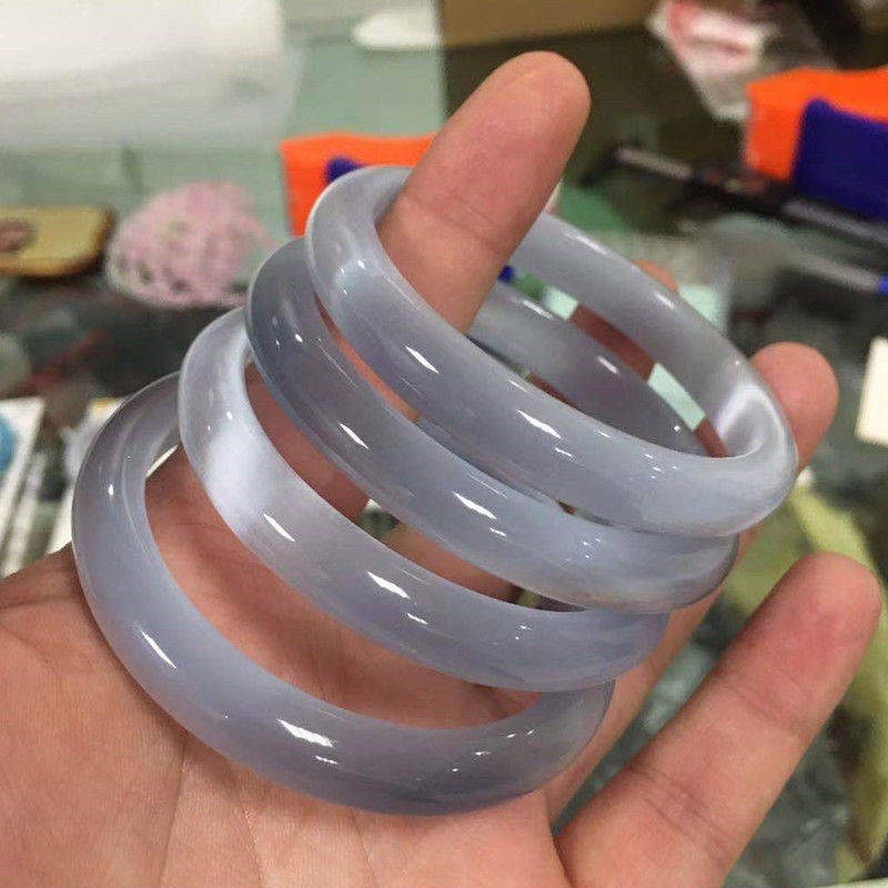 Vòng Đeo Tay Đính Đá Mắt Mèo Màu Xám Hiệu Ứng Mắt Mèo Thời Trang Hàn Quốc Chính Hãng