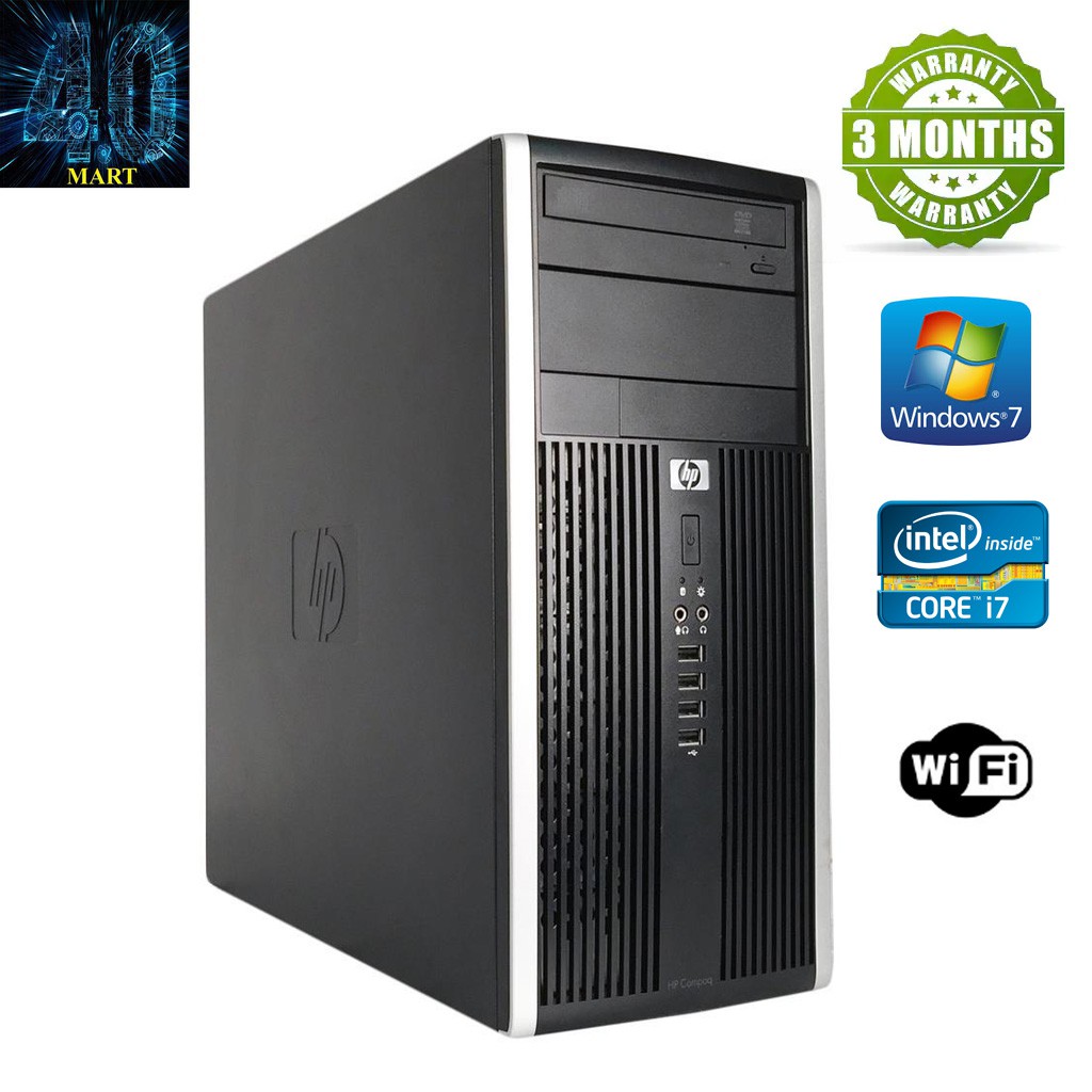 Máy tính đồng bộ- HP Compaq 8200 Elite CMT/I7-2600/i5-2400/i3-2100/4GB/250GB -thùng máy văn phòng