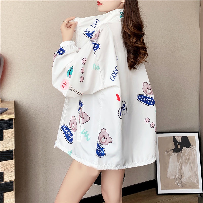 Áo Khoác Chống Nắng Mỏng Tay Dài Dáng Rộng Phong Cách Phương Tây Thời Trang Mùa Hè Cho Nữ