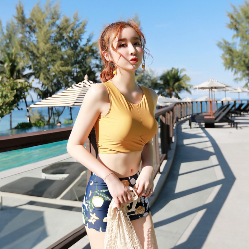 Set Đồ Bơi Ba Món Thời Trang Đi Biển Dành Cho Nữ