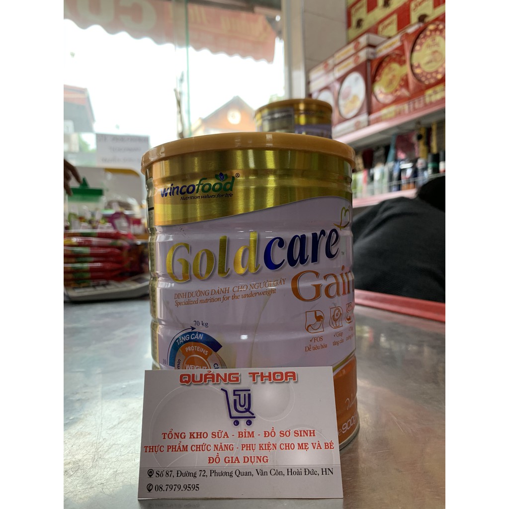 Sữa Tăng Cân Dành Cho Ngươi Gầy GoldCare Gain hộp 900g