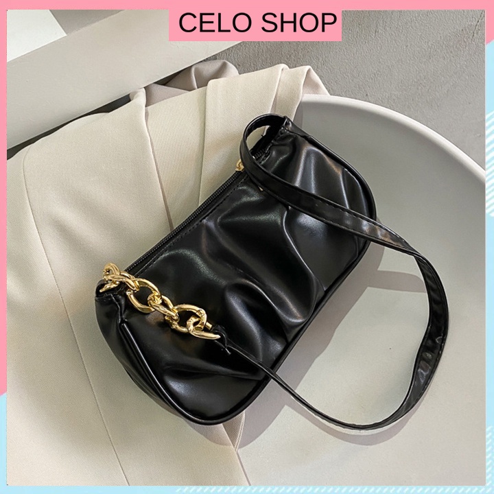 Túi đeo vai nữ kẹp nách thời trang Hàn Quốc Celo Shop đi tiệc công sở sành điệu hàng hiệu